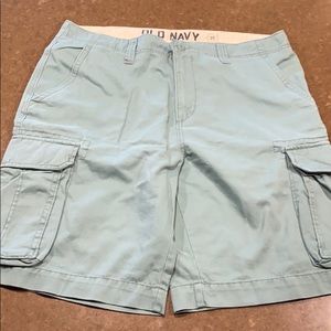 NWTR Old navy teal cargo shorts men’s 36
